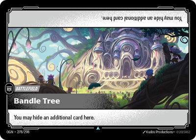 Riftbound Battlefield: Bandle Tree. You may hide an additional card here.
