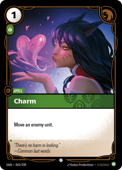 Riftbound Spell: Charm. Move an enemy unit.