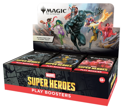 Magic: The Gathering — Marvel Super Heroes Play Booster Display